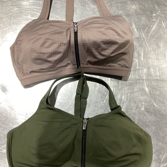 Victoria Sport Zip-Front Sports Bras – Set of 2 - Picture 1 of 4